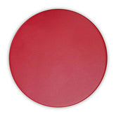 Red Leatherette Coaster, Round